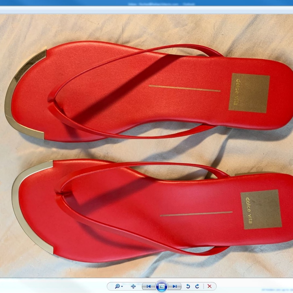 Dolce Vita Red Sandals 7.5